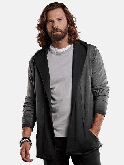 emilio adani lässiger Cardigan mit innovativem Farbverlauf Anthrazit