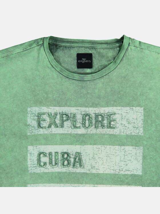 engbers Herren Rundhals T-Shirt Pastellgrün 23878
