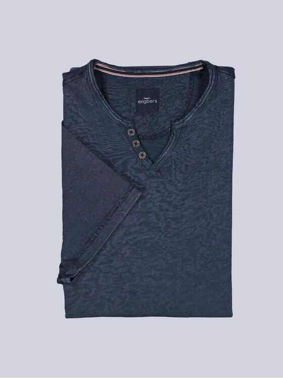 engbers Herren T-Shirt uni Saphirblau 38976