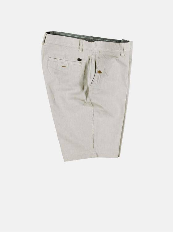 engbers Herren Chino-Shorts in Seersucker-Optik Beige 29822