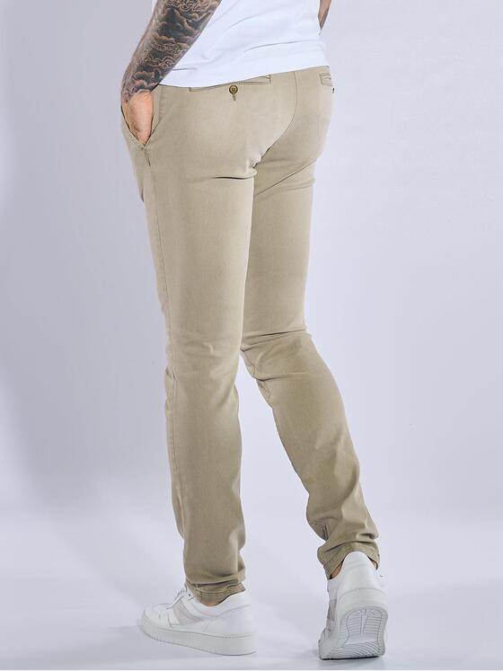 emilio adani Herren Super-Stretch-Jeans slim fit Beige 37313