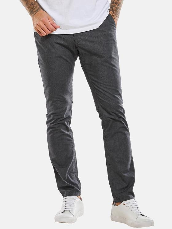 emilio adani Herren Chino mit Tunnelzug Grau 34094