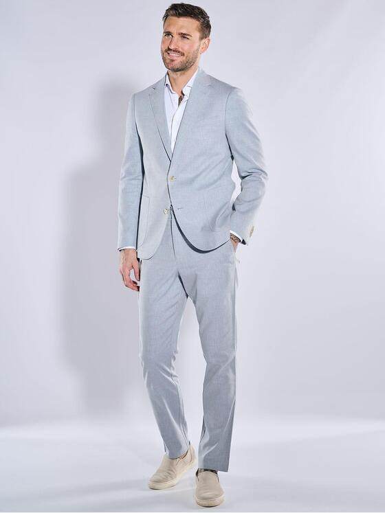 emilio adani Herren Anzug-Sakko slim fit Blau 38461