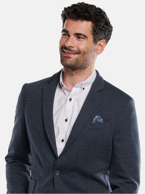 engbers Herren Sakko gemustert Saphirblau 31912