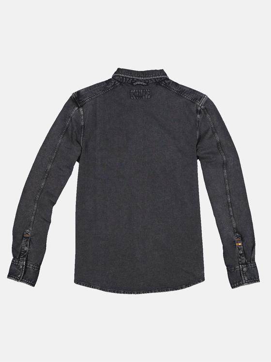 emilio adani Herren Polo-Shirt langarm Grau 32099