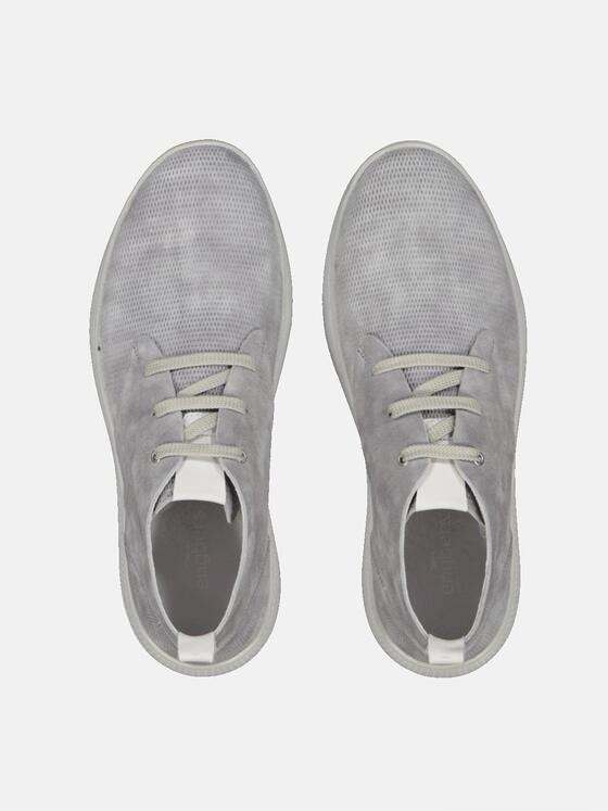 engbers Herren Halbschuh aus Leder Grau 34419