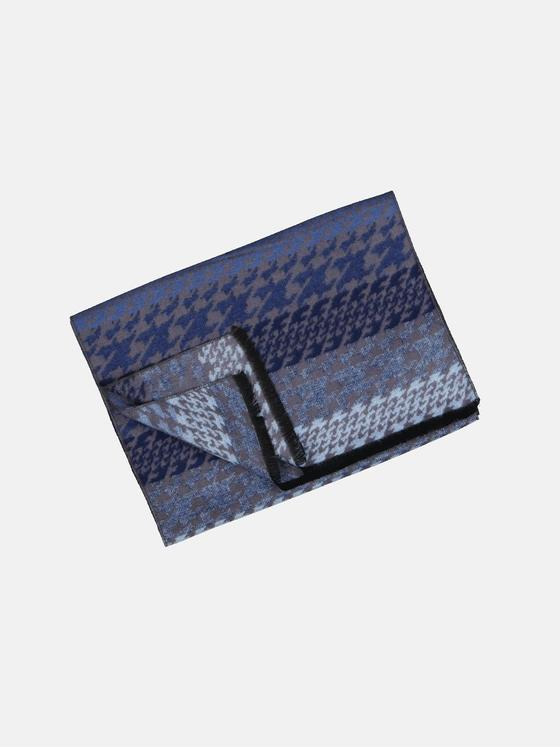 engbers Herren Schal gemustert Royalblau 33892