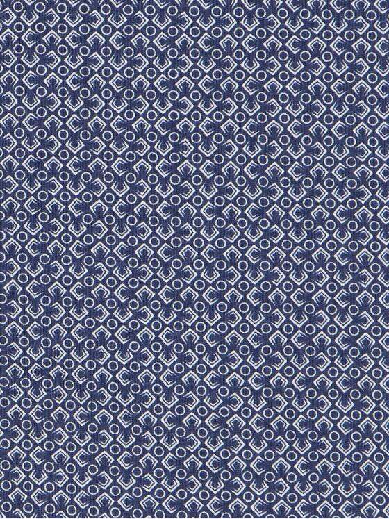 emilio adani Herren Langarm-Hemd mit grafischem Muster Blau 32059