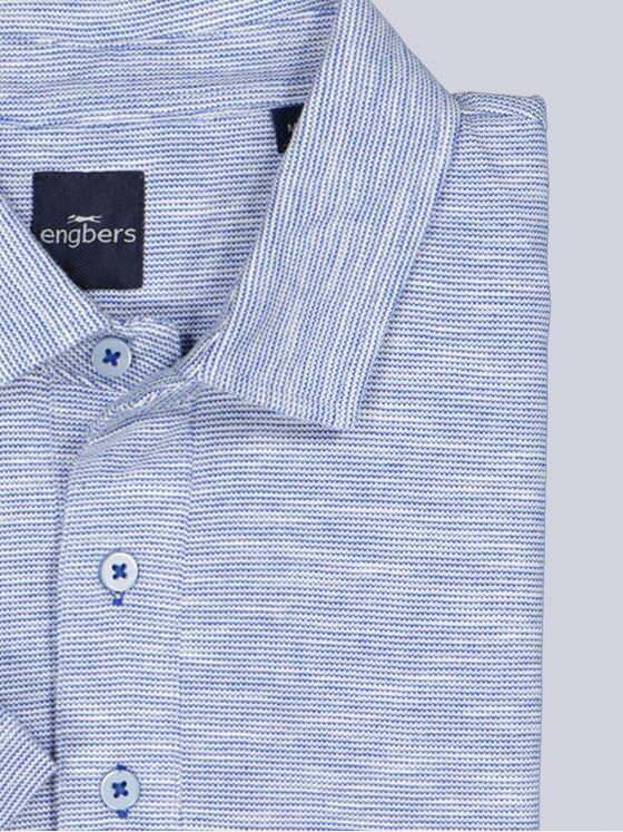 engbers Herren Polo-Shirt meliert Hellblau 38702