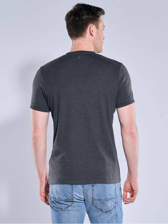 ENGBERS GERMANY Herren T-Shirt softem Waren-Hightechmaterial Anthrazit 38926