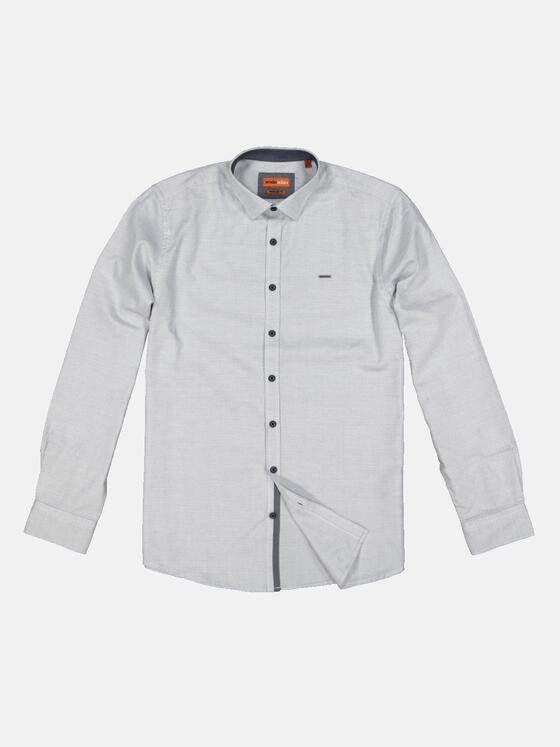 emilio adani Herren Hemd uni Saphirblau 33787