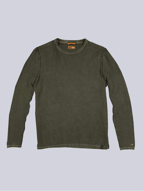 emilio adani Herren Pullover uni Grün 35323