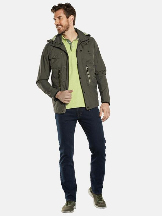 engbers Herren Funktionsjacke mit abnehmbarer Kapuze Grün 34437
