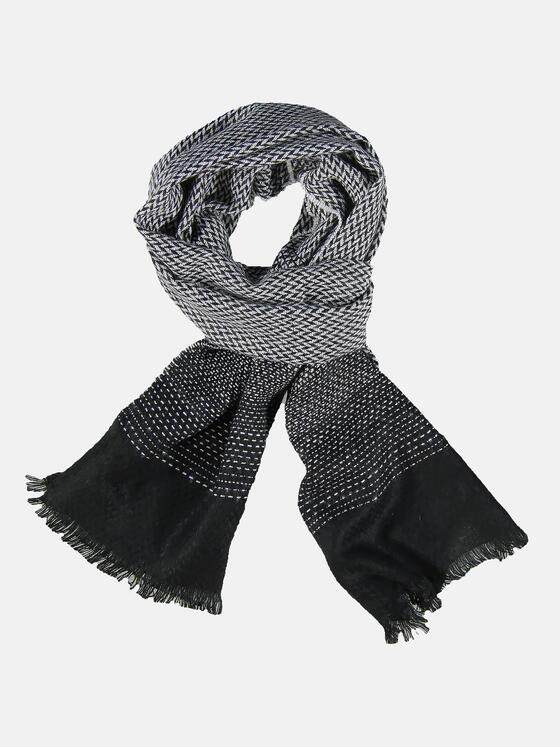 engbers Herren Schal uni Schwarz 30737