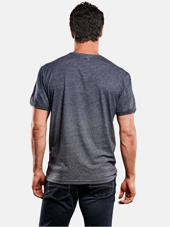 engbers Herren modisches Printshirt Marineblau 27965