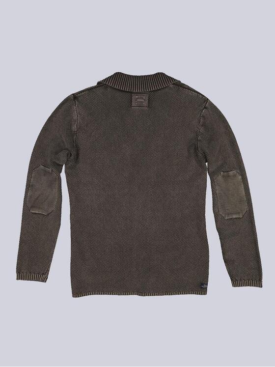engbers Herren Strick-Sakko uni Braun 35335