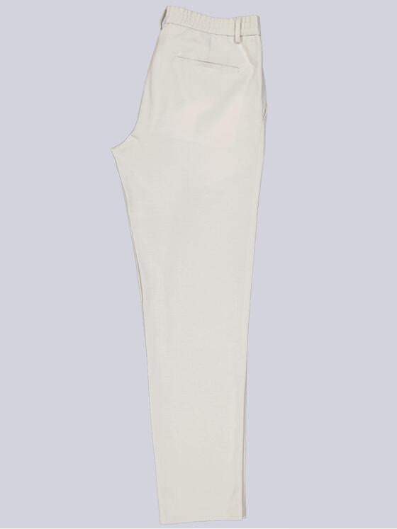 emilio adani Herren Anzug-Hose aus Leinenmischqualität Naturweiss 40370