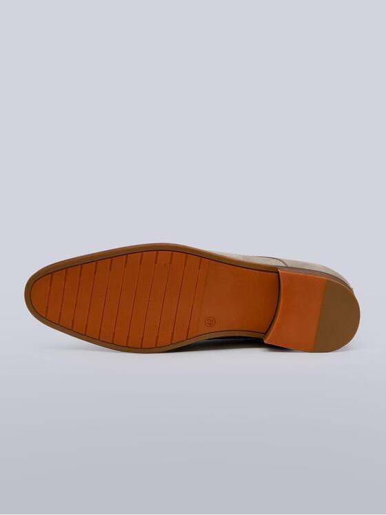 emilio adani Herren Halbschuh aus Velours-Leder Beige 38530