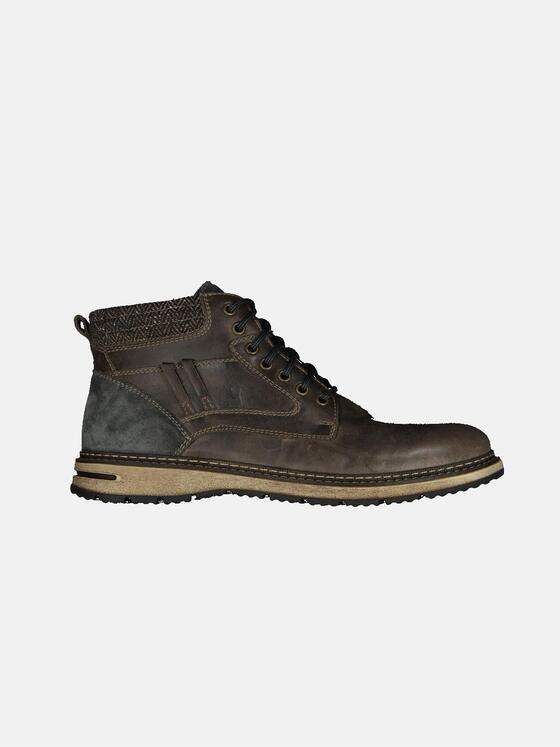 engbers Herren Boots mit wasserdichter Membran Dunkelbraun 31947