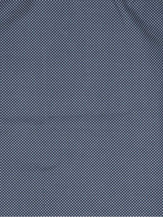 engbers Herren Langarm-Hemd gemustert Blau 34090