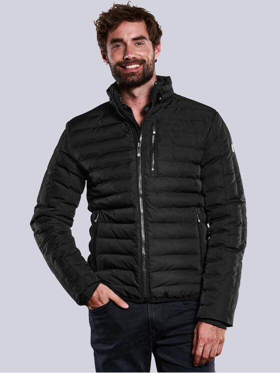 ENGBERS GERMANY Herren Steppjacke Schwarz 33532