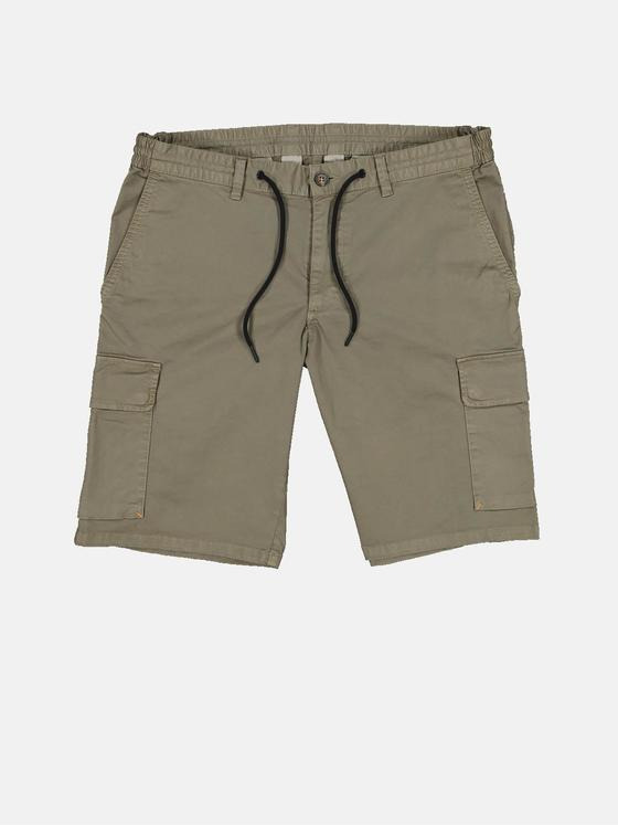 emilio adani Herren Cargo-Bermuda Grün 32632
