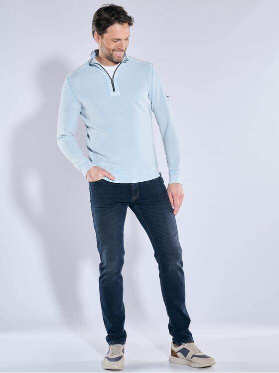 engbers Herren Sweatshirt regular Hellblau 38053