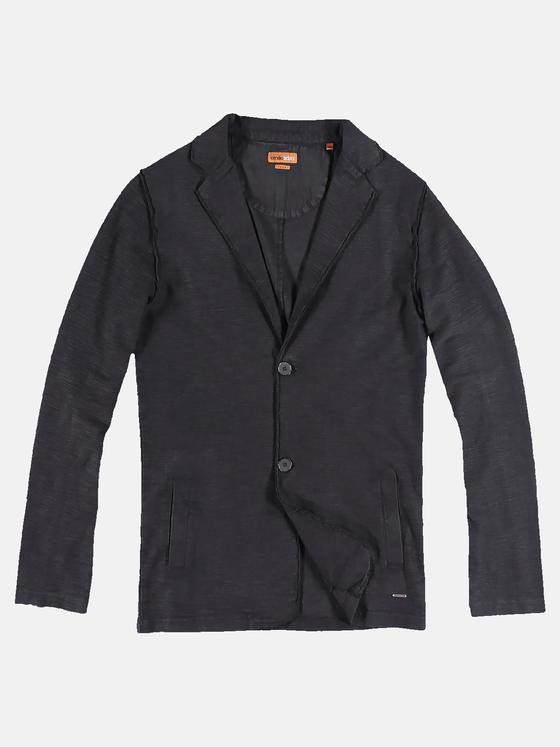emilio adani Herren Sweat-Sakko Schwarz 30956