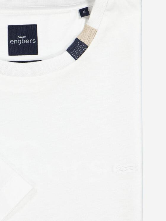 engbers Herren T-Shirt uni Weiß 36808