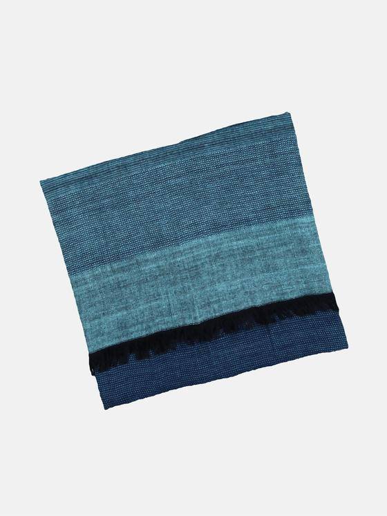 engbers Herren Schal uni Petrolblau 29310