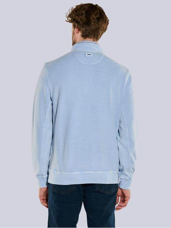 engbers Herren Sweatshirt mit Stehkragen Blau 36184