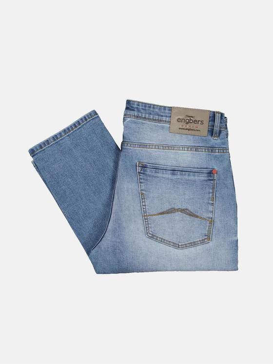 engbers Herren Super-Stretch-Jeans regular Taubenblau 34615