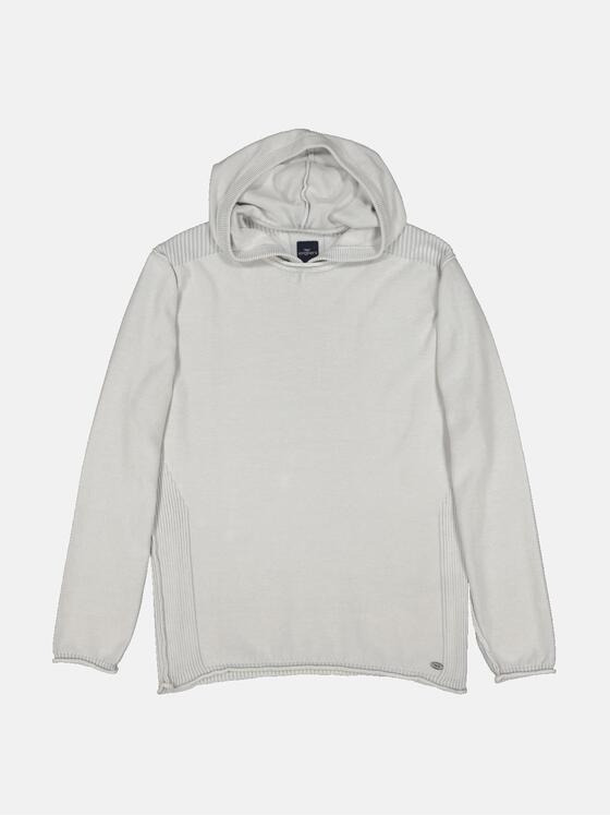 engbers Herren Pullover mit Kapuze Hellgrau 36269