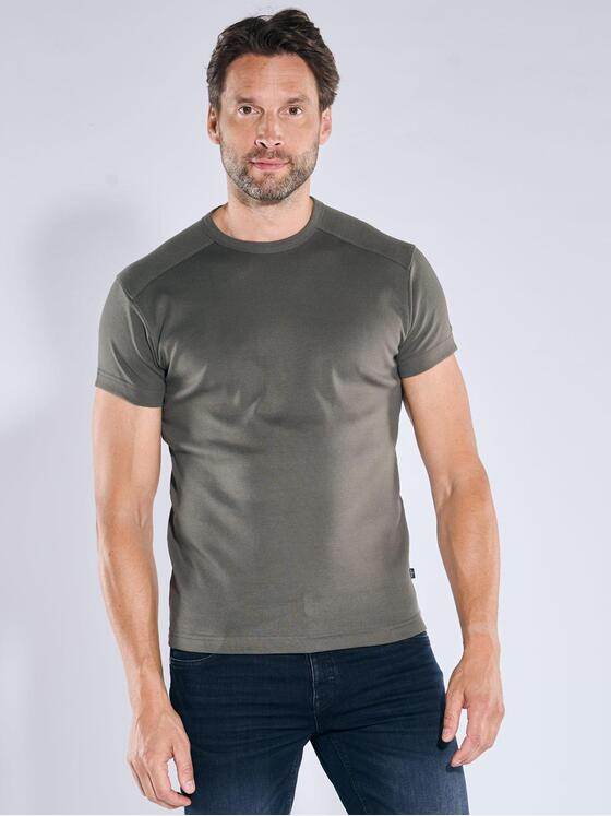 engbers Herren Basic-Shirt "My Favorite" organic Dunkelbraun 39256