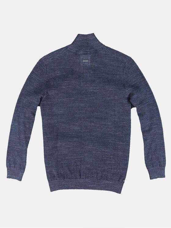 engbers Herren Strickjacke mit feiner Struktur Blau 31252