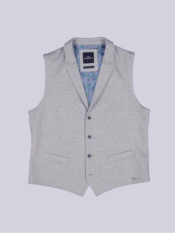 engbers Herren Sakko-Weste regular Hellgrau 38247