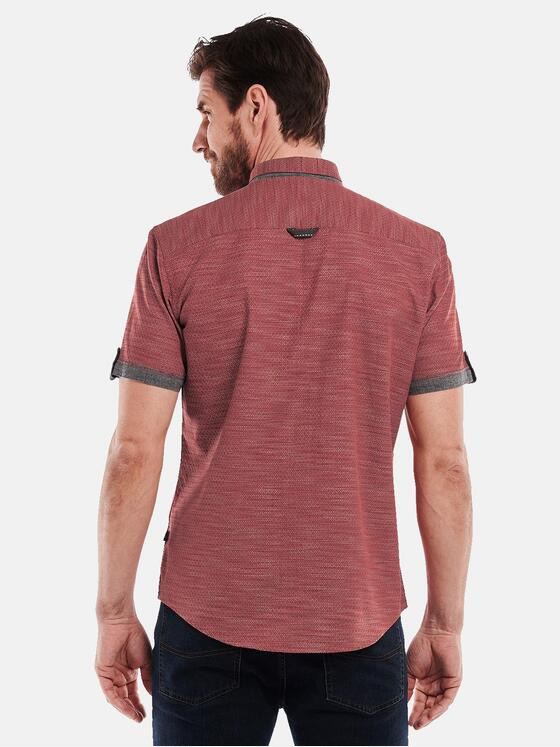 engbers Herren Hemd kurzarm Rot 34274