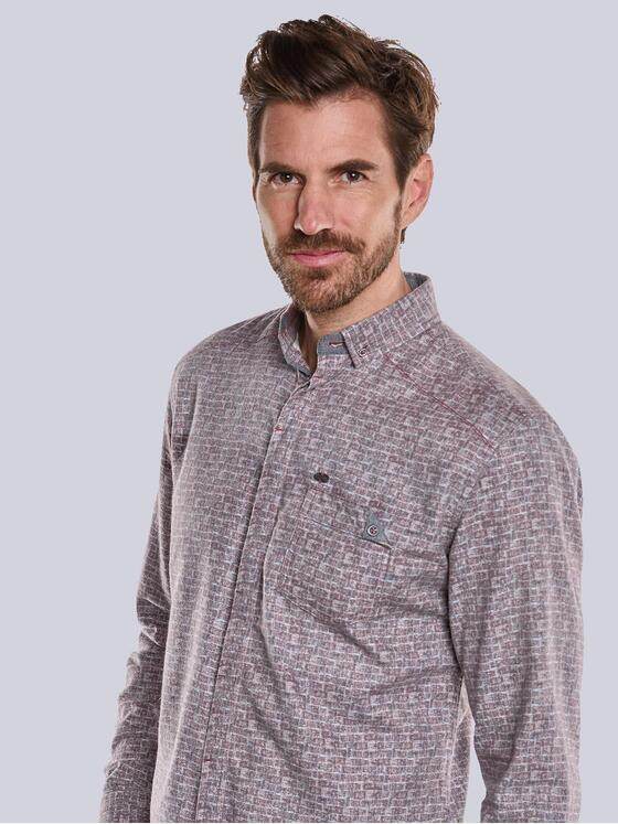 engbers Herren Hemd langarm Rot 33800