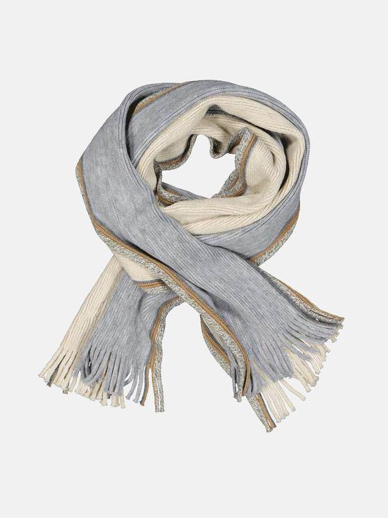 engbers Herren Schal gestreift Silbergrau 33864