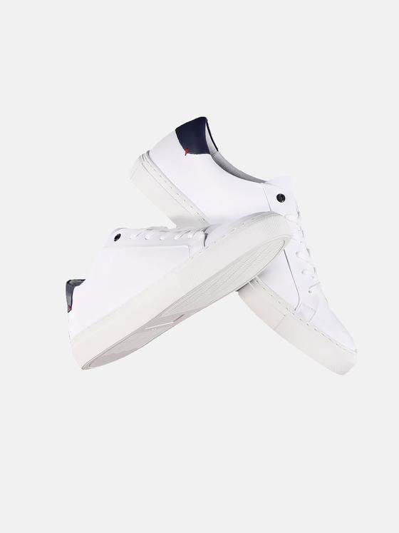 engbers Herren Sneaker Low Reinweiss 30138