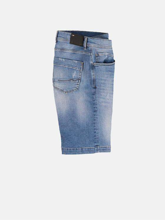 emilio adani Herren Bermuda im Vintage-Design Blau 31620
