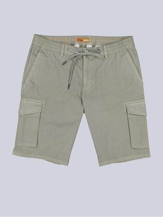 emilio adani Herren Cargo-Bermuda mit Tunnelzug Grün 39005