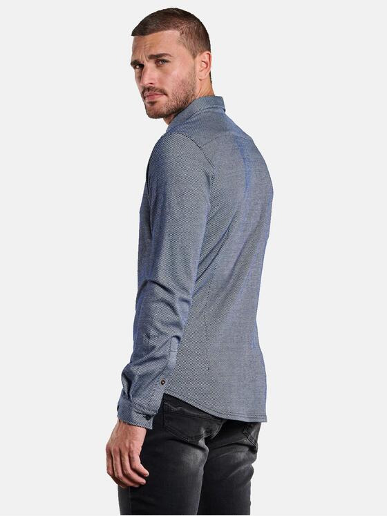 emilio adani Herren Hemd uni Grau 33657