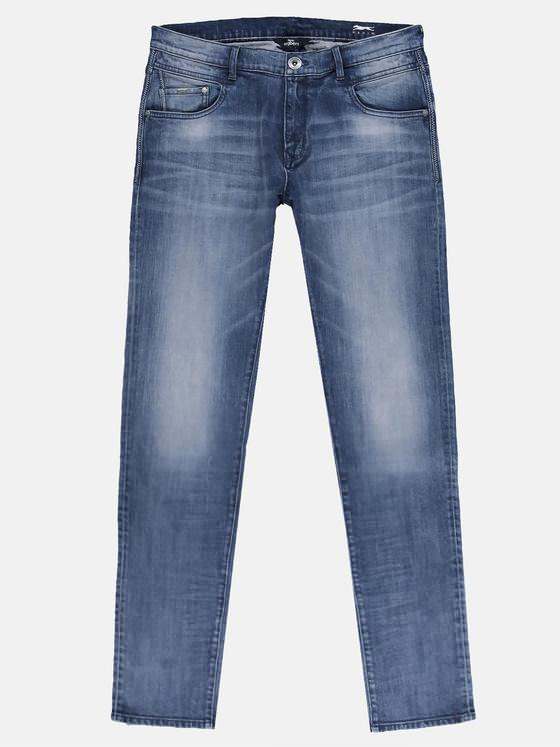 engbers Herren Helle komfortable Sommer-Jeans mit authentischer Waschung Blau 29703