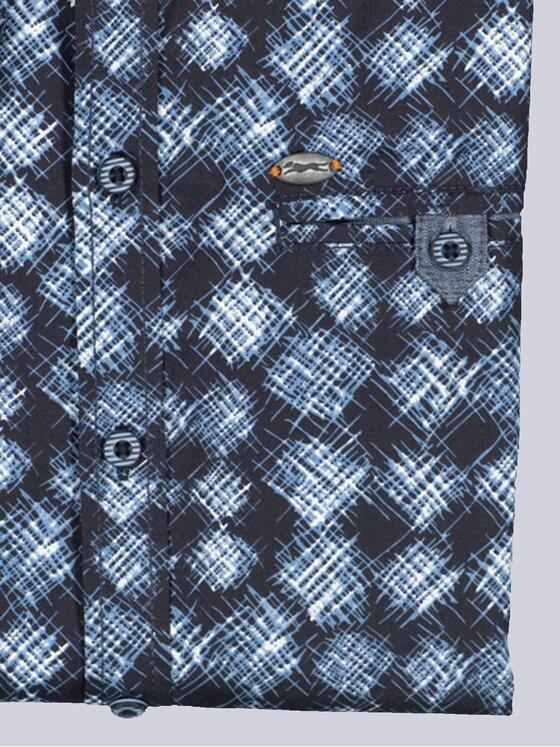 engbers Herren Kurzarm-Hemd slim fit Saphirblau 36881