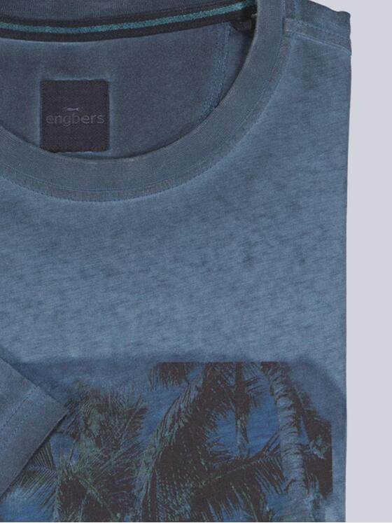 engbers Herren T-Shirt uni Saphirblau 38973