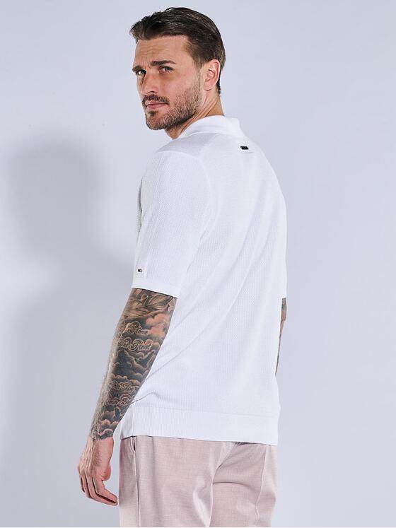 Herren Strick Polo-Shirt 38955