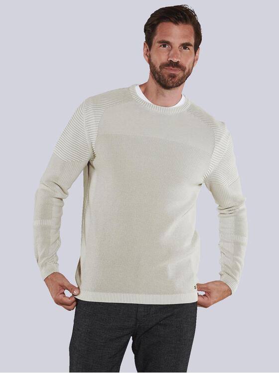 engbers Herren Pullover strukturiert Grau 35616