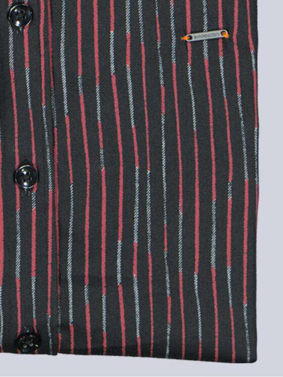 emilio adani Herren Hemd gemustert Rot 39925