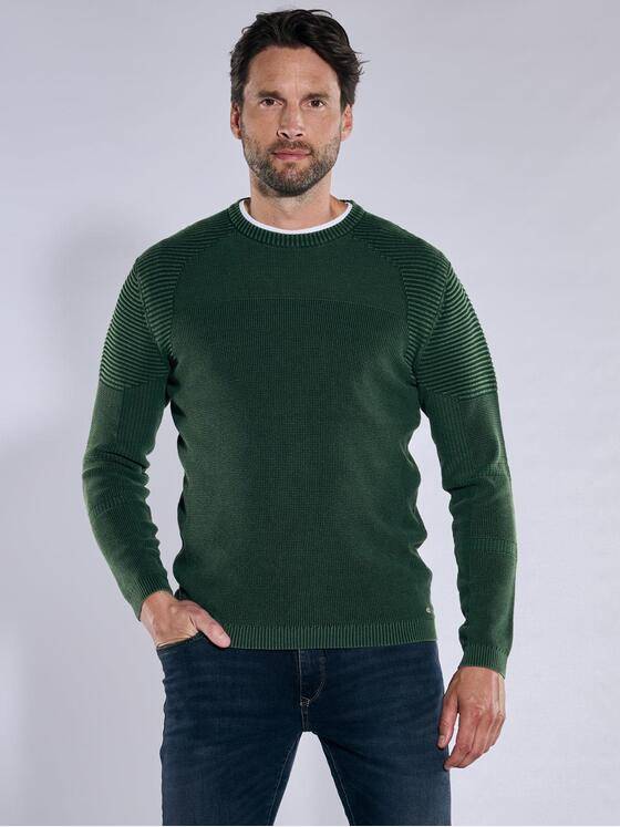 engbers Herren Pullover uni Gruen 37627